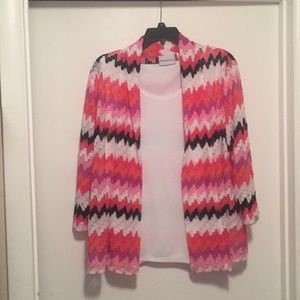 Tank top with coverup